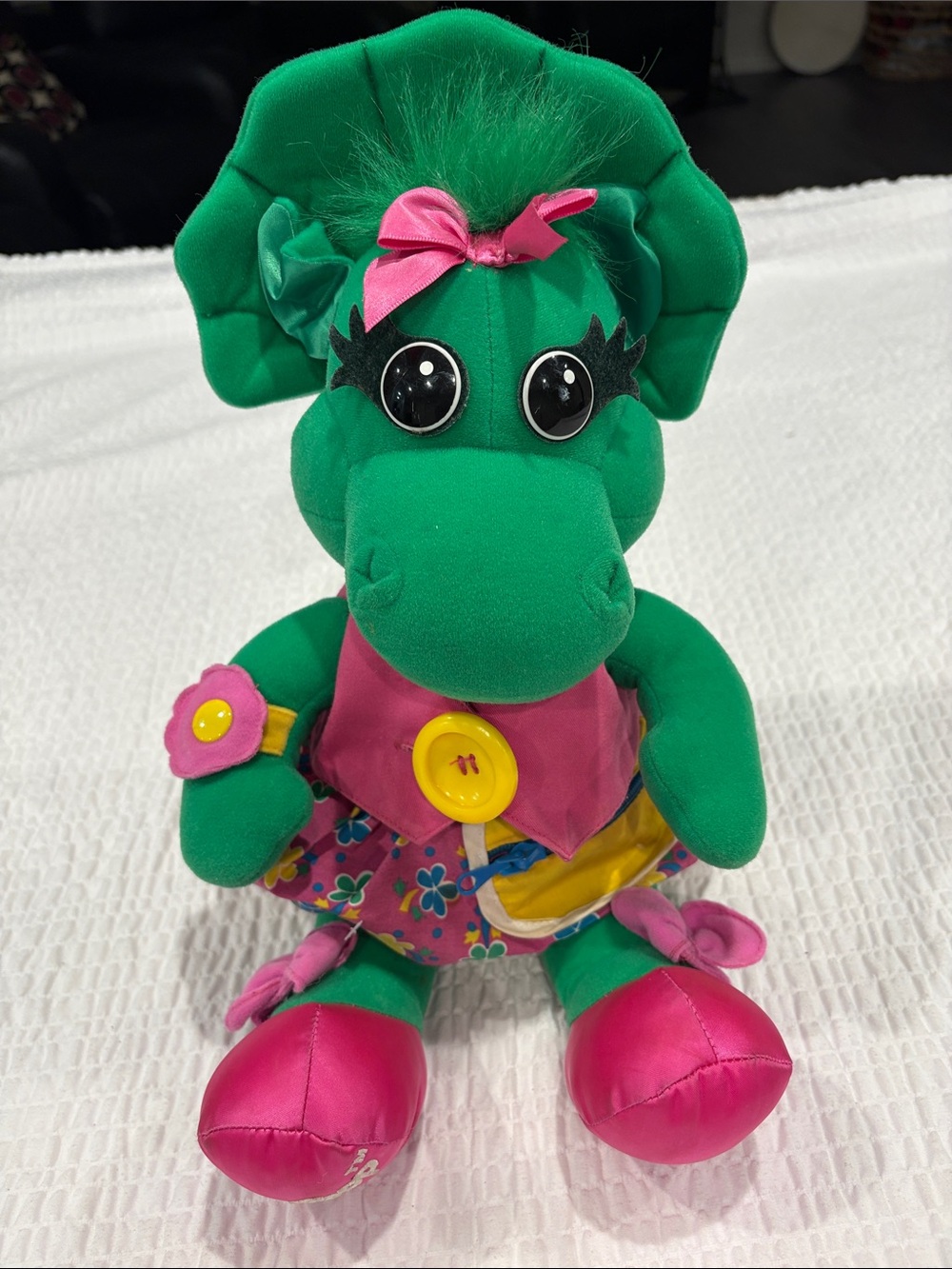 Baby Bop Talking Dress Me Doll Vintage
17 1/2” tall